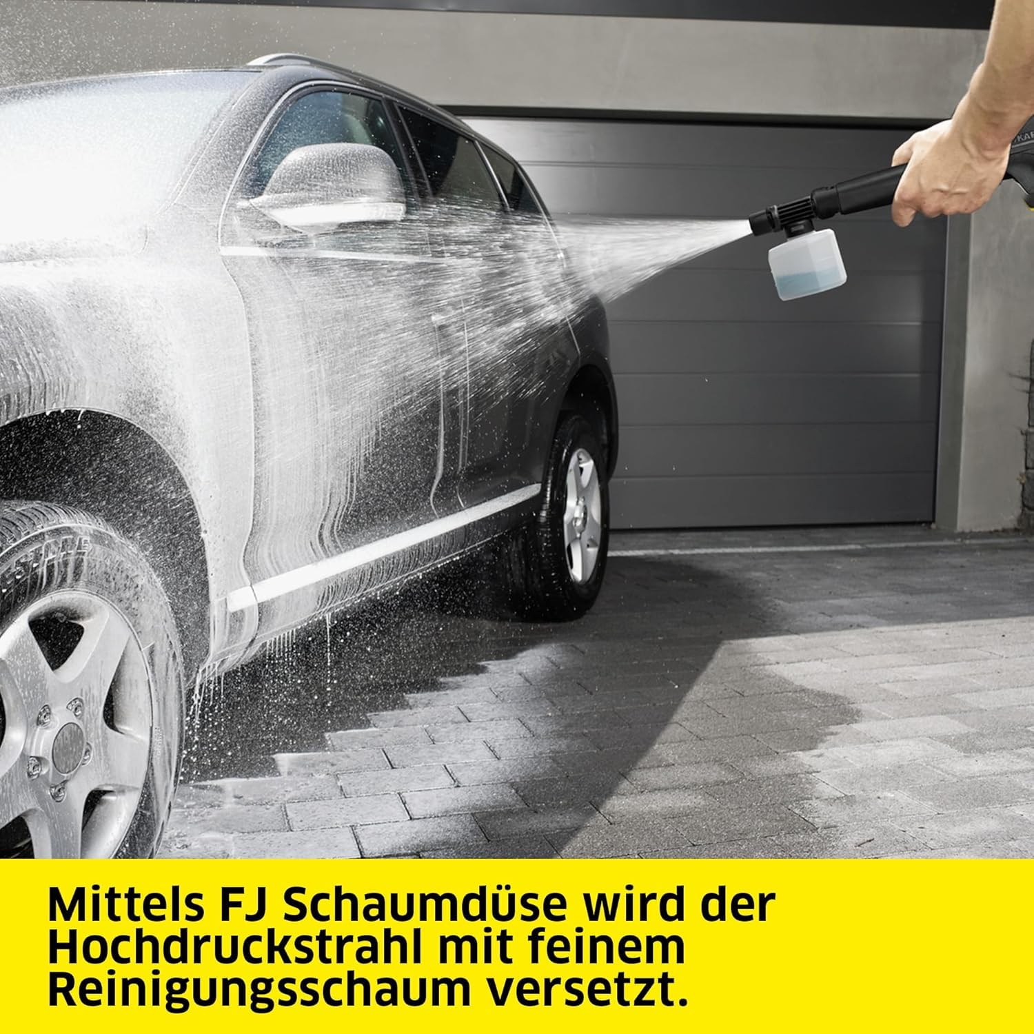 Hochdruckreiniger K 5 FJ 145 bar 500 l/h 40 m²/h 8 m Schlauch Quick Connect Foam Jet Dreckfräser Schaumdüse