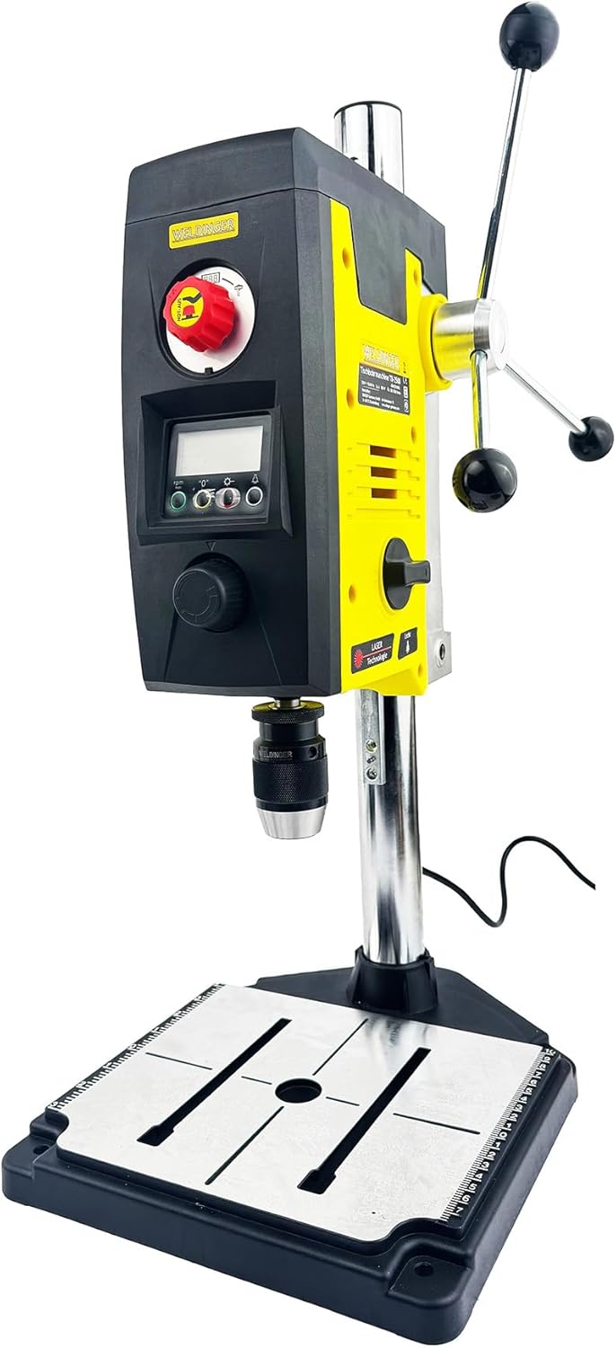 WELDINGER Tischbohrmaschine TB-2500 electronic 200-2500 U/min 800 W