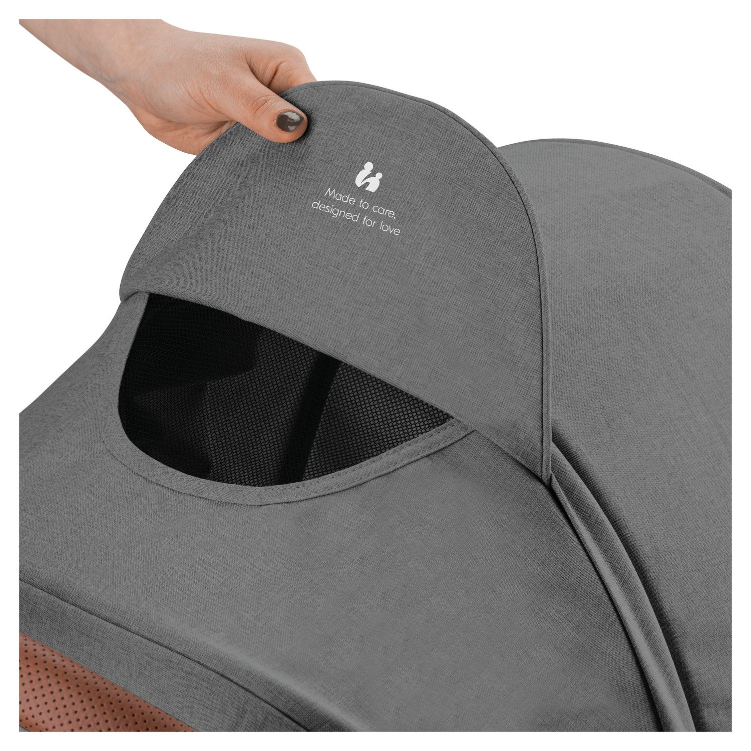 Kinder-Buggy Uptown, Black Melange Grey