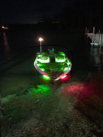 Red & Green Navigation Boat Light Strips, Marine, for Bass, Pontoon, Jon Boats