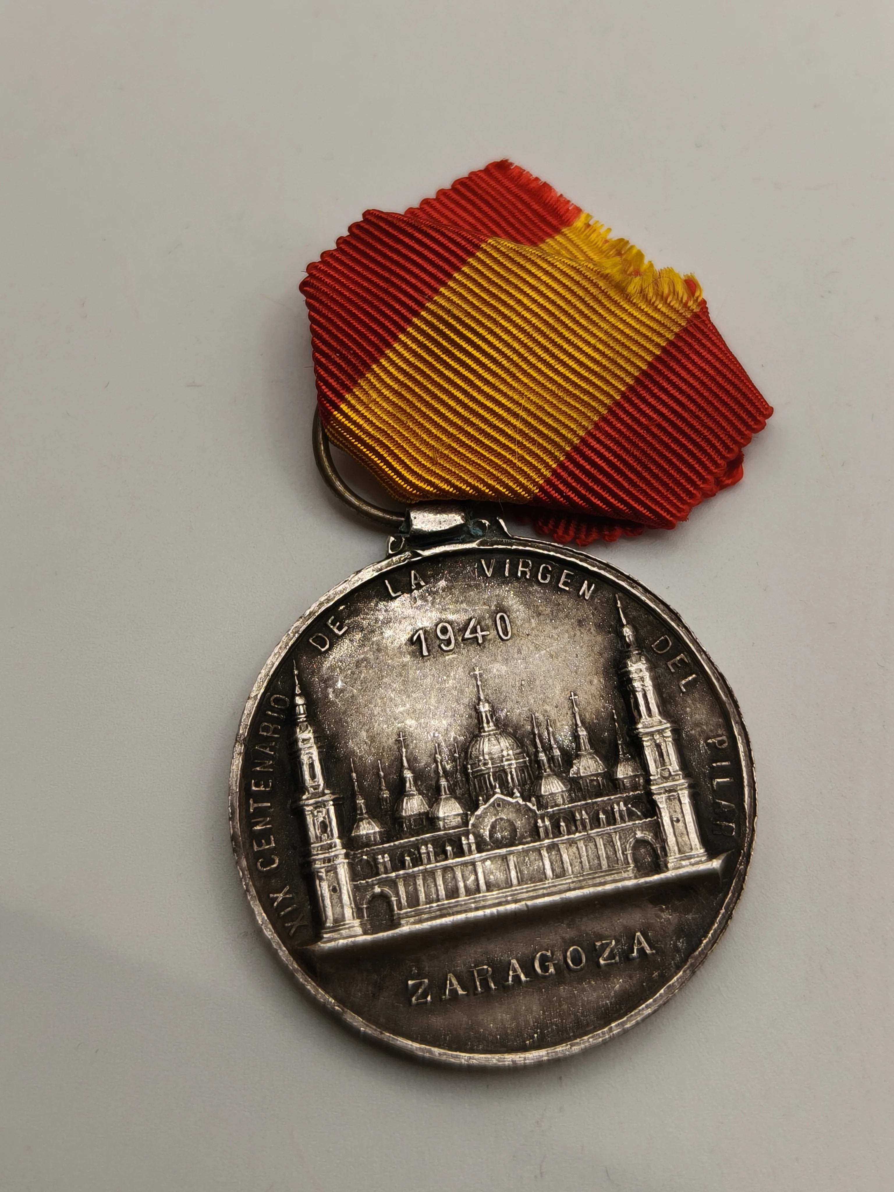 Medalla Virgen del Pilar Zaragoza