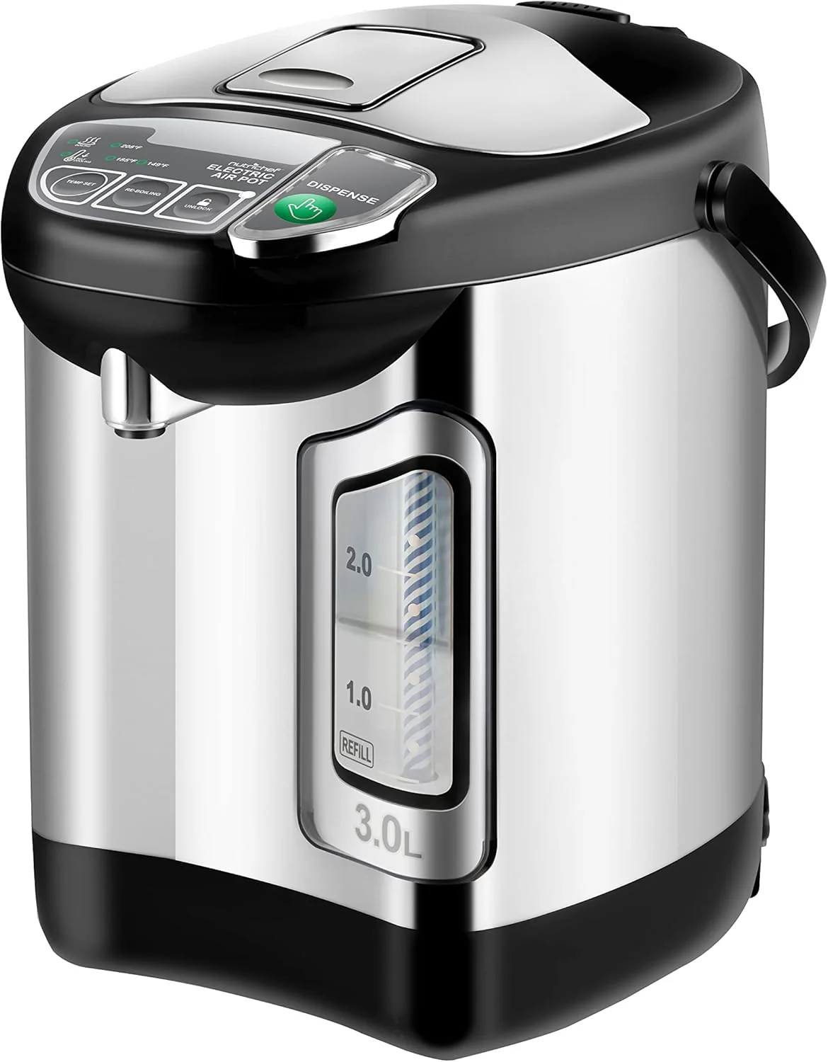 NutriChef Water Heater and Hot Water Dispenser, 8L Electric Beverage Dispenser