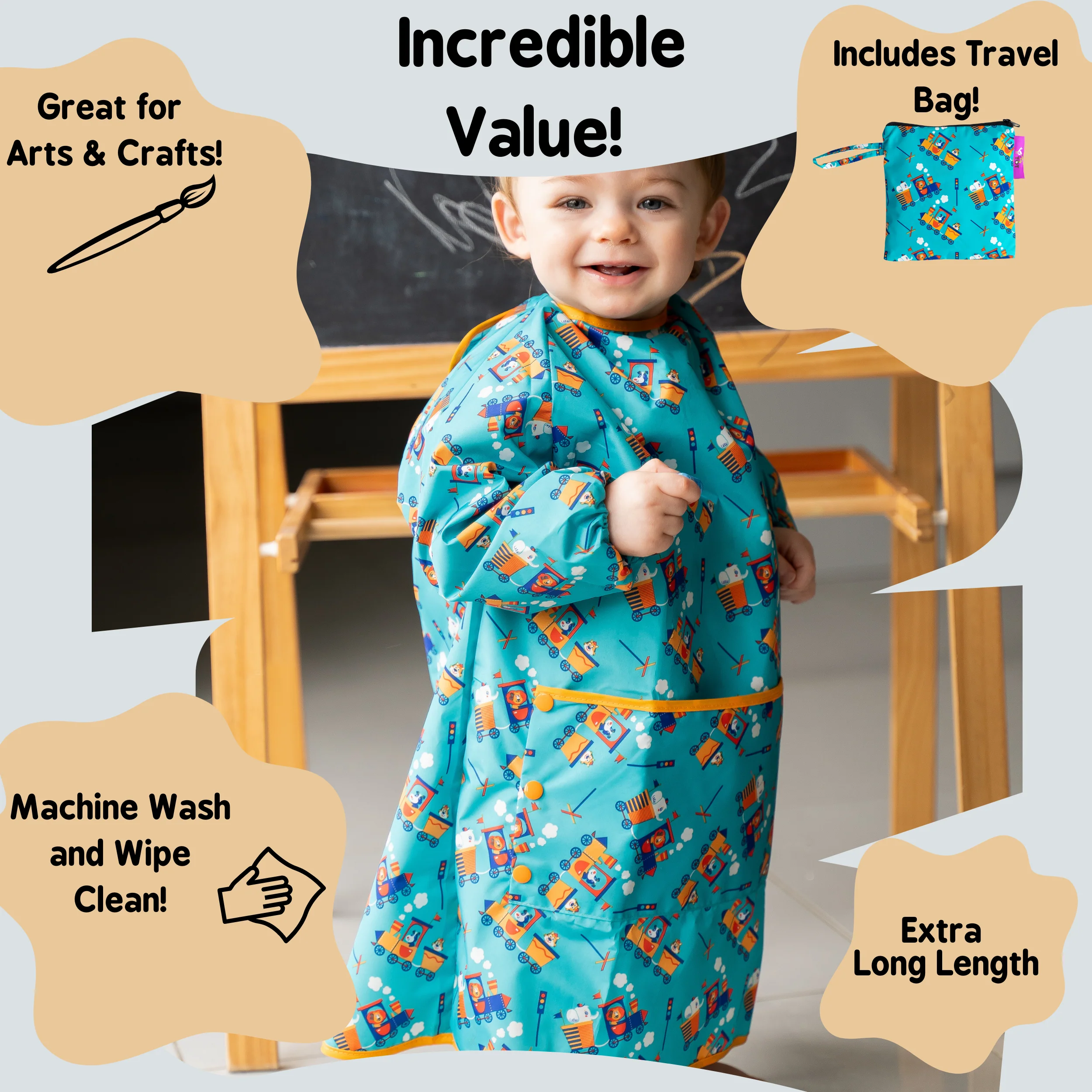 Long Length Coverall Bib