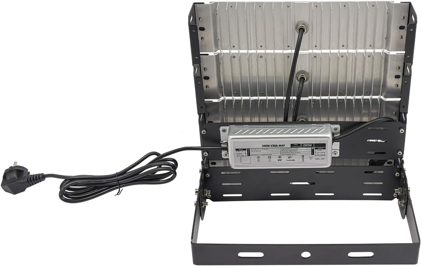 200W Außen-sicherheitsbeleuchtung, Led Flutlicht, für Den Innen und Außeneinsatz, Decken, Wände oder Böden Montieren