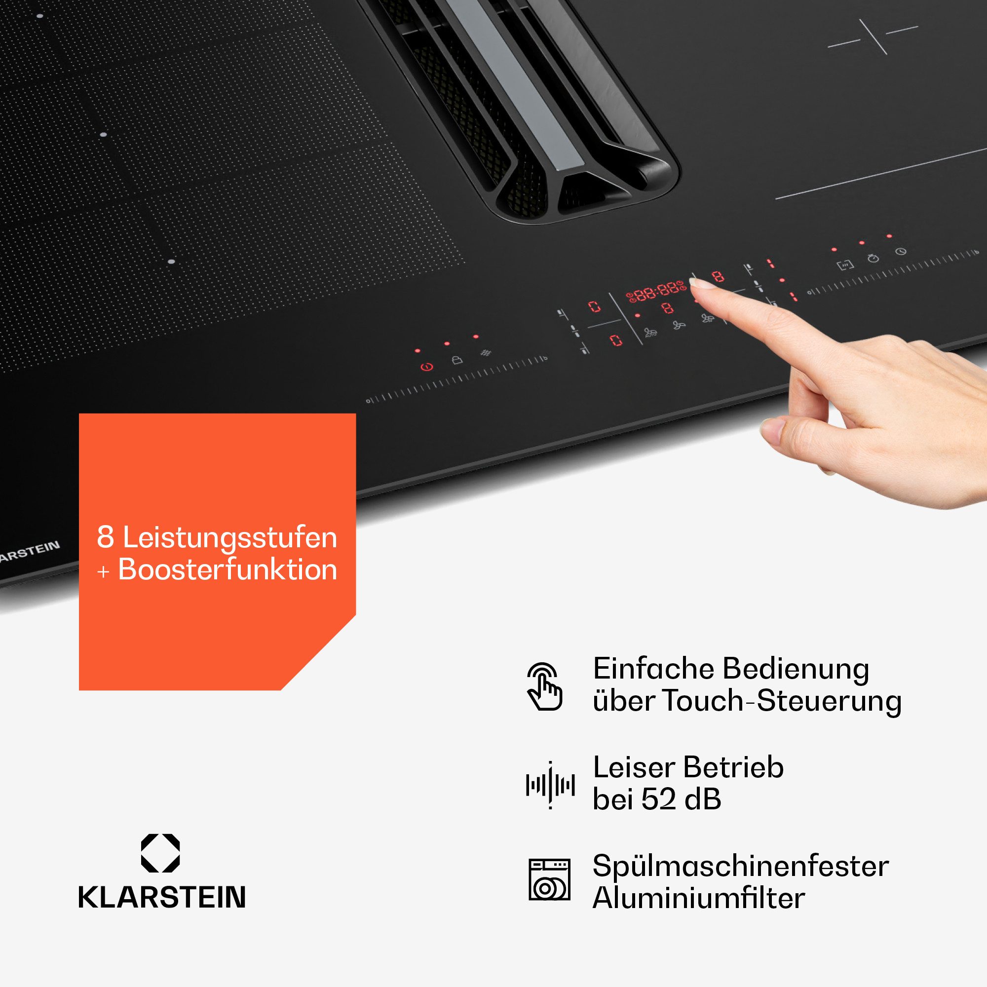Induktions-Kochfeld Airjet