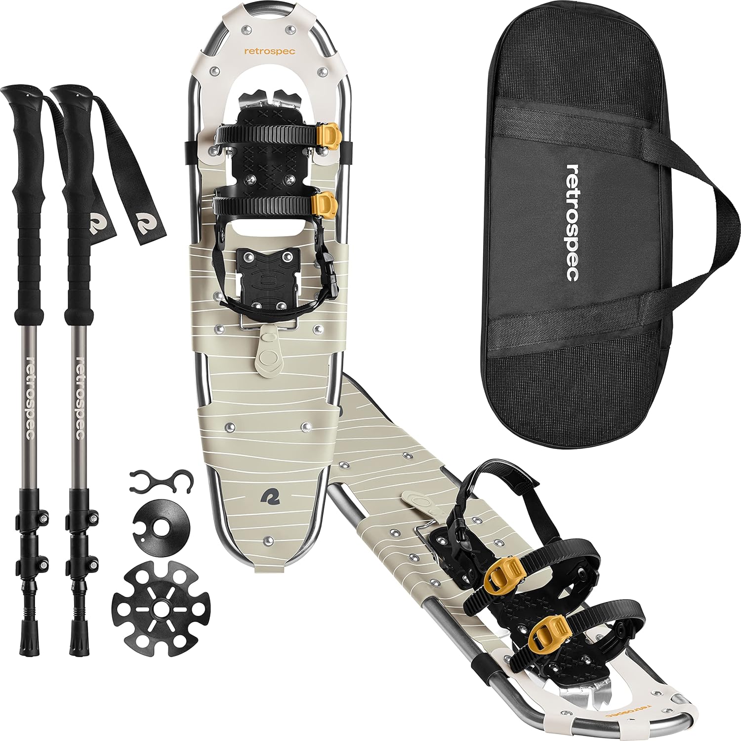 Retrospec Drifter Bundle Snowshoes & Trekking Poles Schneeschuh-und Trekkingstock-Set