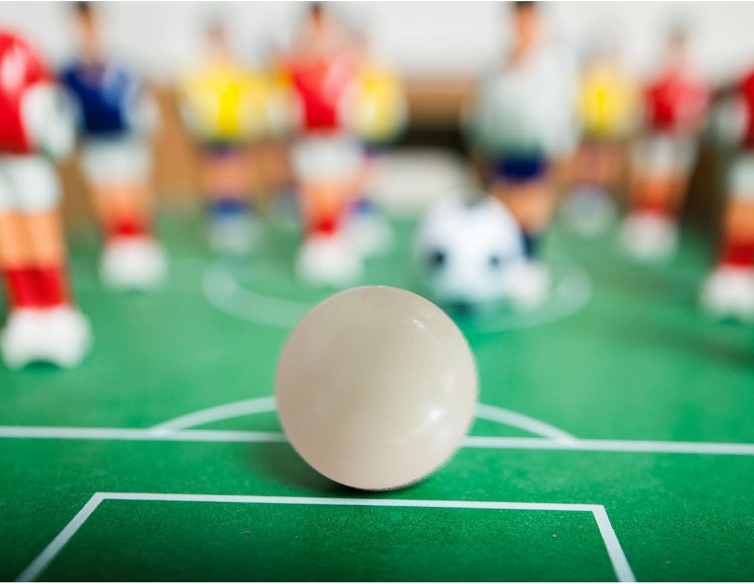 DOJA Barcelona | Palline Calcio Balilla Resina 34mm | 12 Pz | Bianco | Palline Biliardino Calcio Balilla Dure | Palline per Calcetto Balilla Professionali | Ricambi per Calciobalilla Professionali
