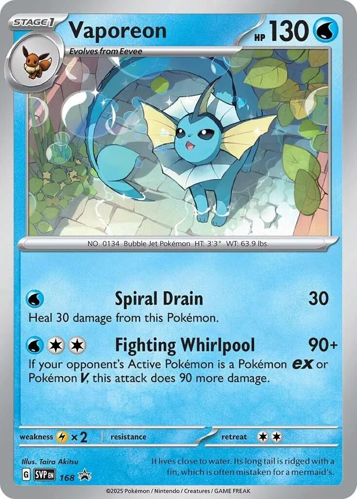 Vaporeon - 168 (168) (SVP)
