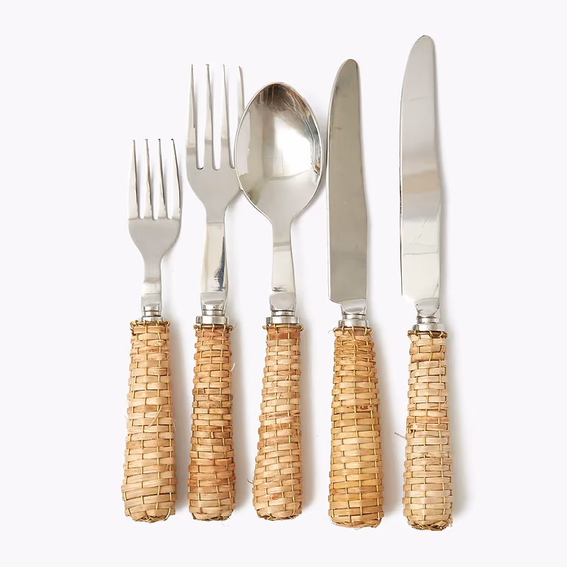 Rattan Cutlery (5 Piece)