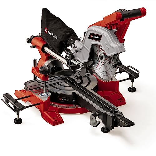 Troncatrice e sega per tagli obliqui con funzione di trazione Einhell TE SM 8 L Dual 216 mm 1800 W : Amazon.it: Fai da te