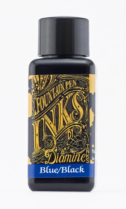 Diamine Fountain Pen Ink  - Blue Black