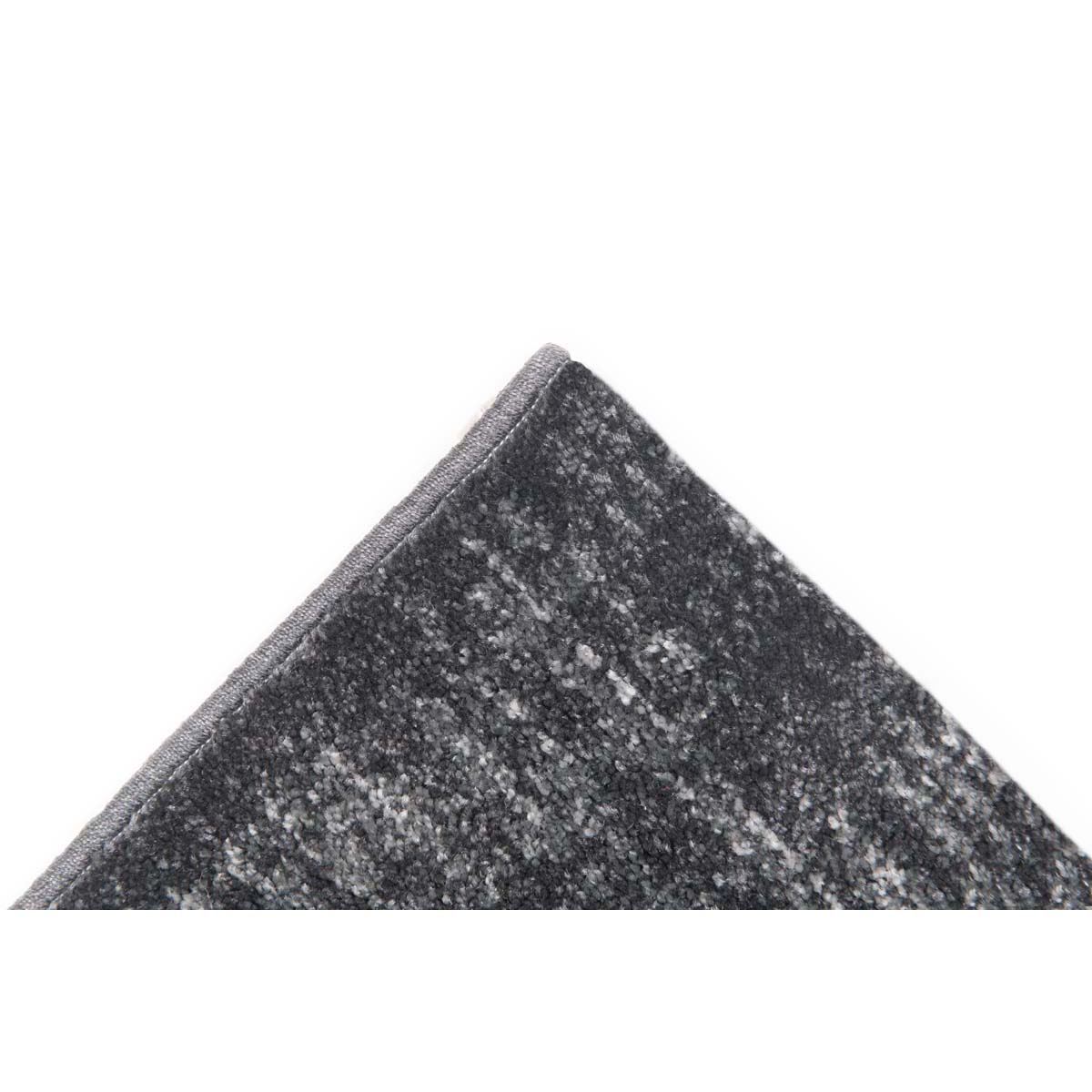 HOMCOM Teppich Kurzflor Grau 140 x 67 x 1 cm