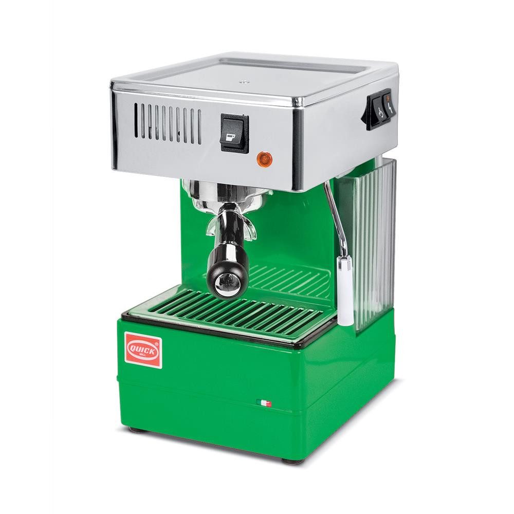 Siebträgermaschine Stretta Grün Espresso Kaffeemaschine Thermoblock