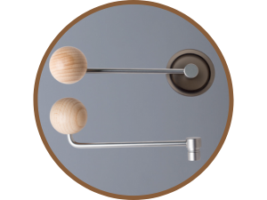 Electric and manual-grinding