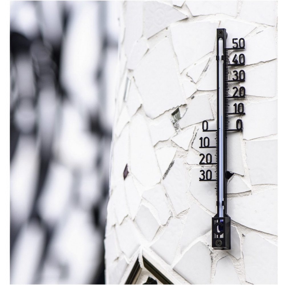 Wetterstation Hama Innen-/Außenthermometer schwarz