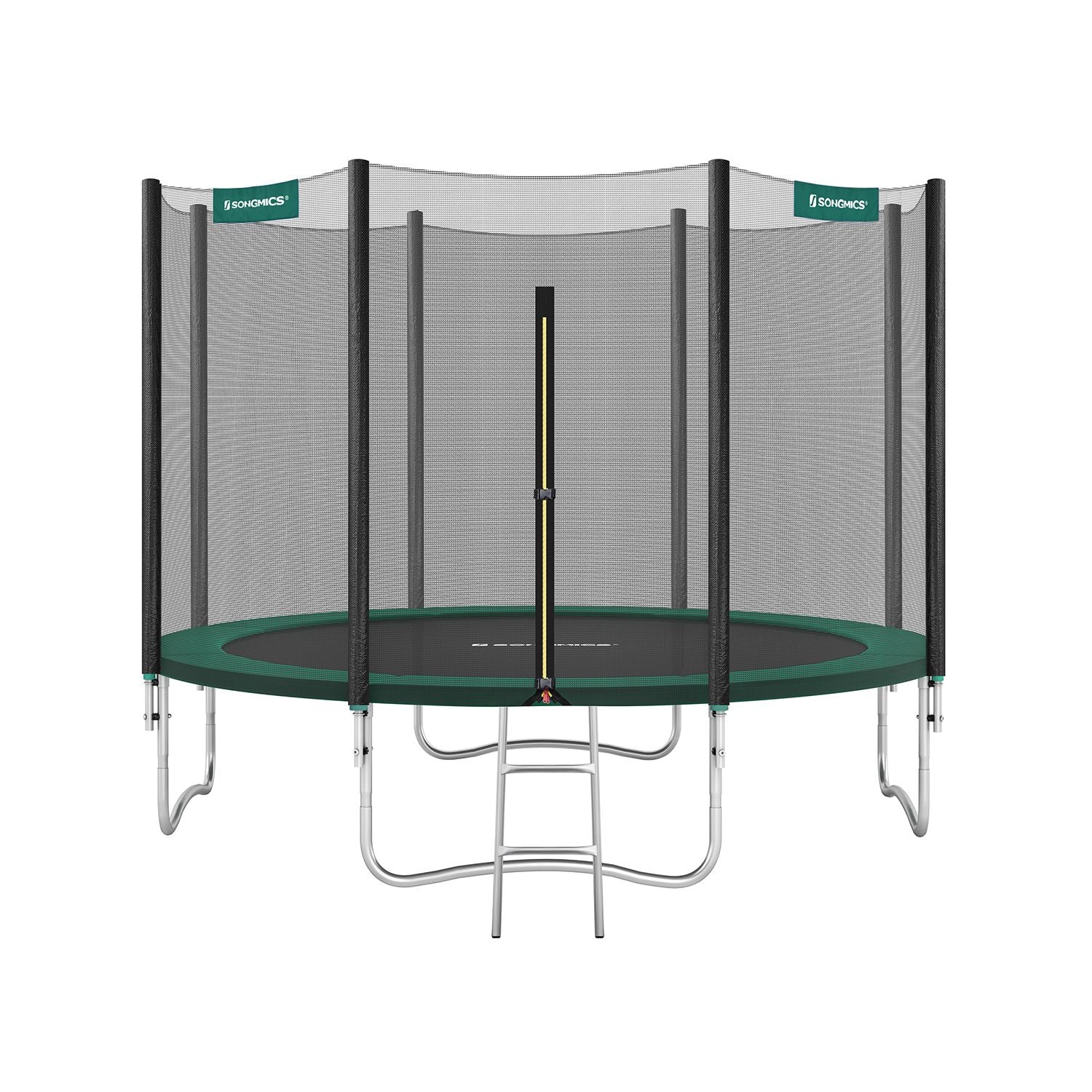 Trampolino da giardino rotondo con rete di sicurezza