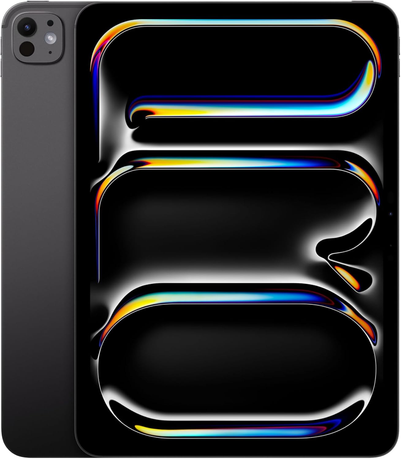 iPad Pro 11'': Chip M4 Progettato per  Intelligence, display Ultra Retina XDR, 256GB, fotocamera frontale e posteriore da 12MP, Wi-Fi 6E, un giorno intero di batteria – Nero siderale