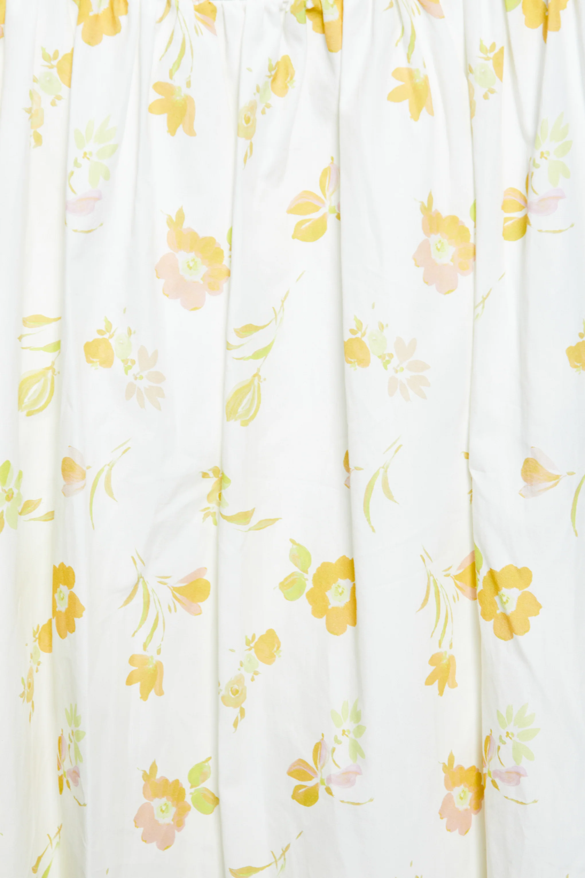 Lorna Cream Yellow Floral Tiered Backless Maxi Dress