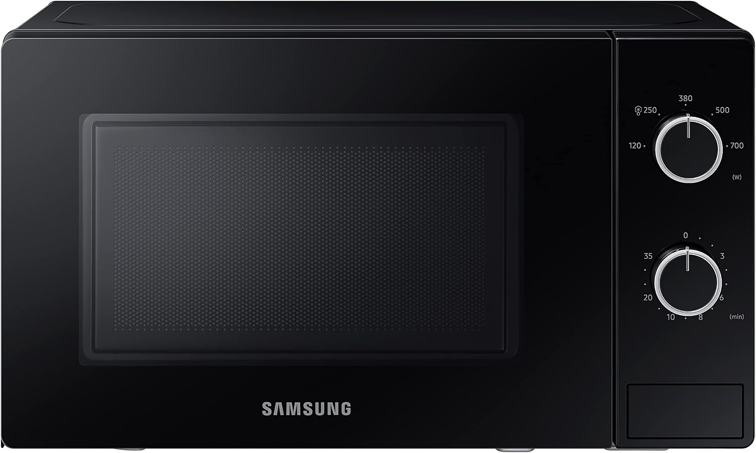 Samsung Forno a Microonde a Libera Installazione Cottura Essenziale, MS20A3010AL, Microonde 700 W, 20 L, 44l x 25,9h x 33,7p cm, Nero