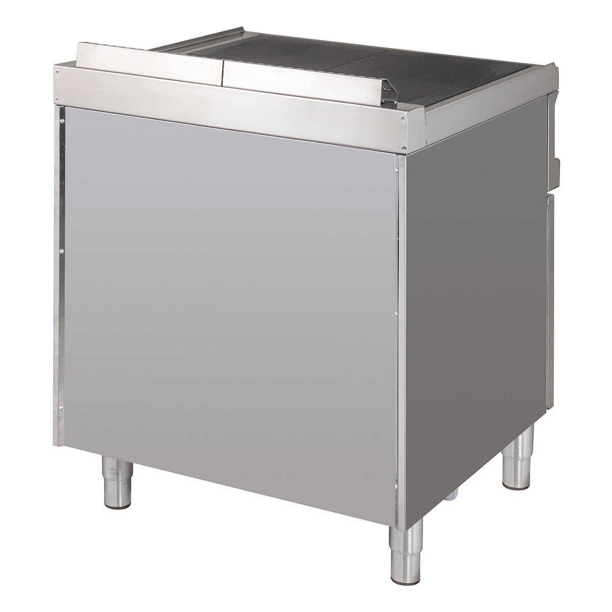 Dönergrill Elektroherd mit Backofen mit abgesenkten Kochfeldern