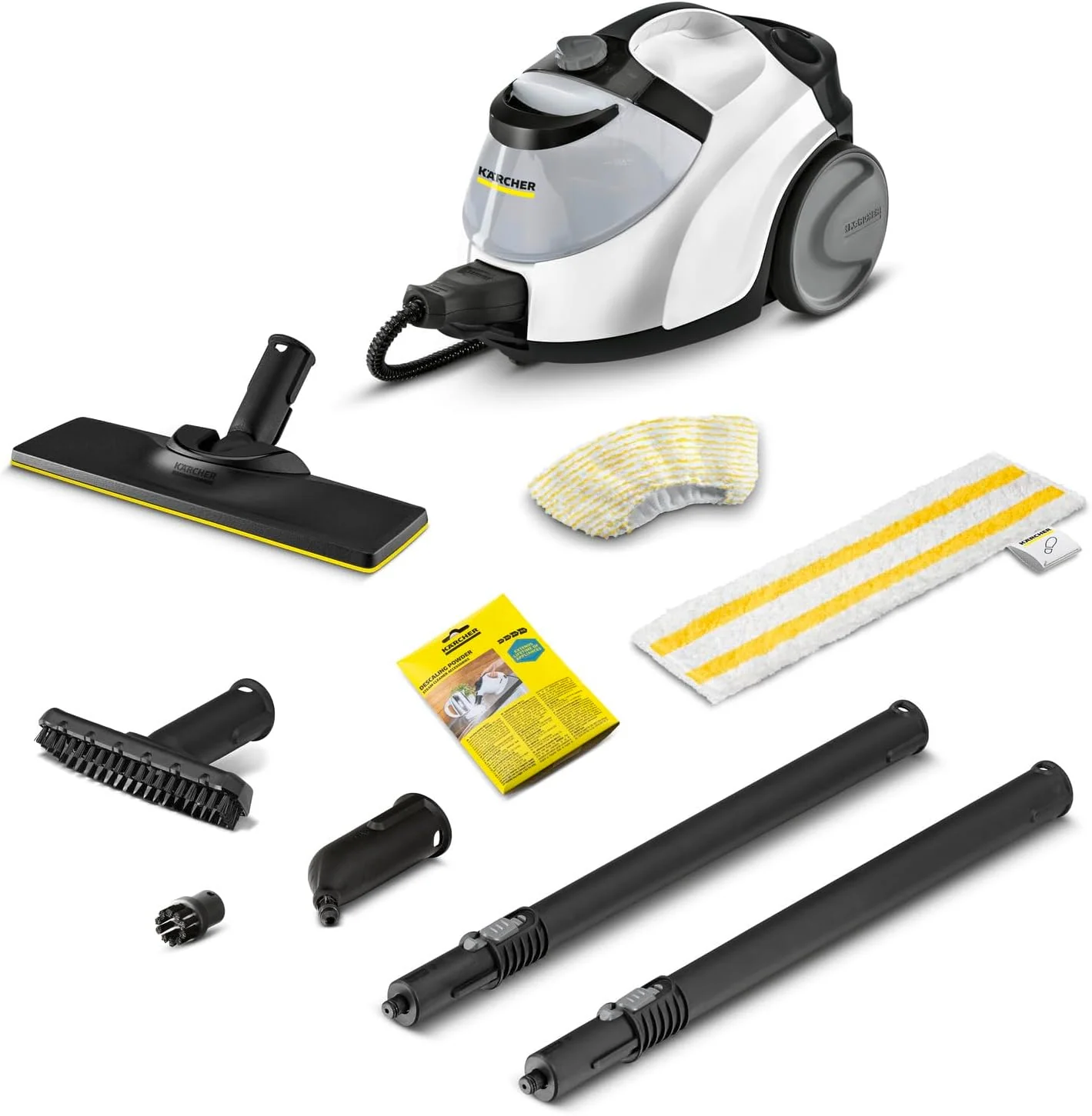 Karcher Kochfeld, 4,2 bar, 150 m, 0,5 l, 1,5 l, Weiß/Schwarz, Kärcher Dampfreiniger SC 5 EasyFix Iron Plug
