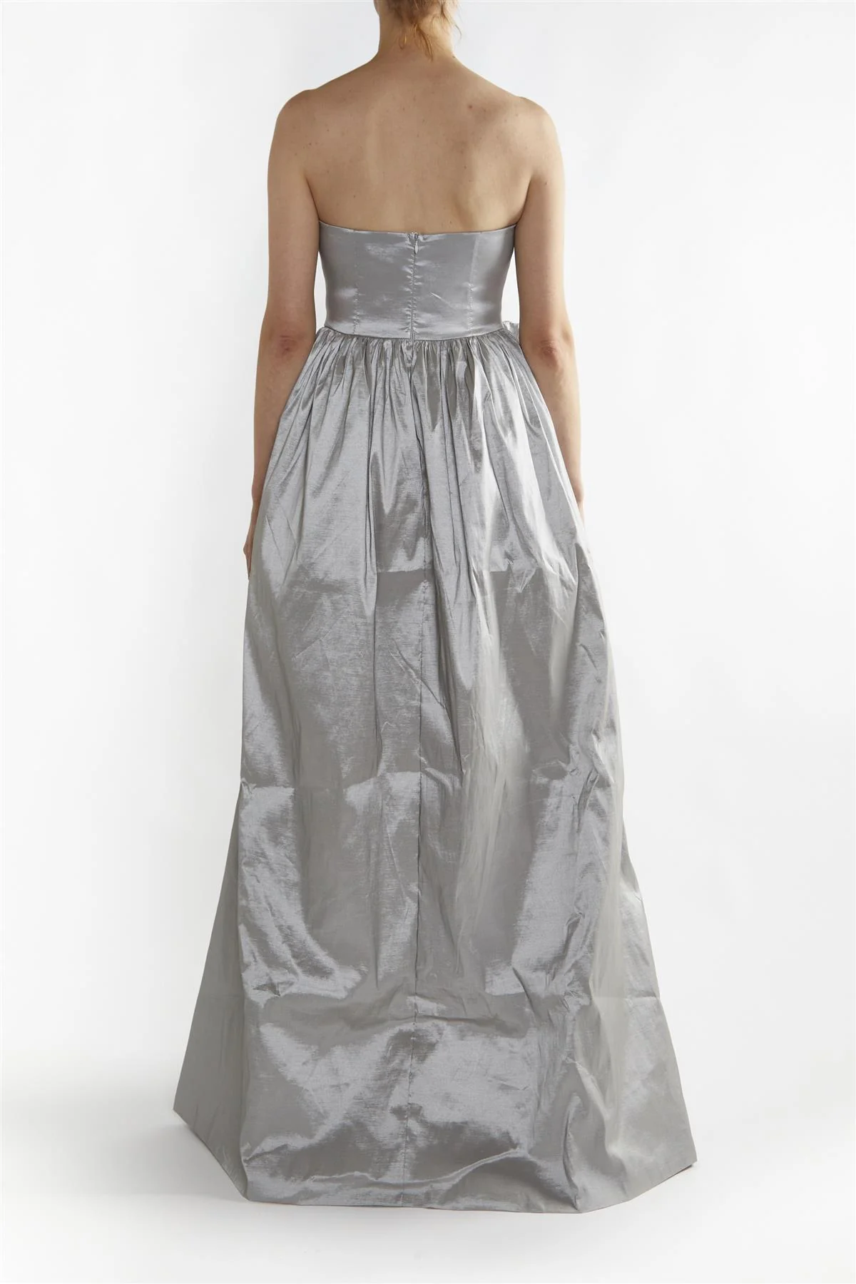 Emma Silver Hi-Low Hem Maxi