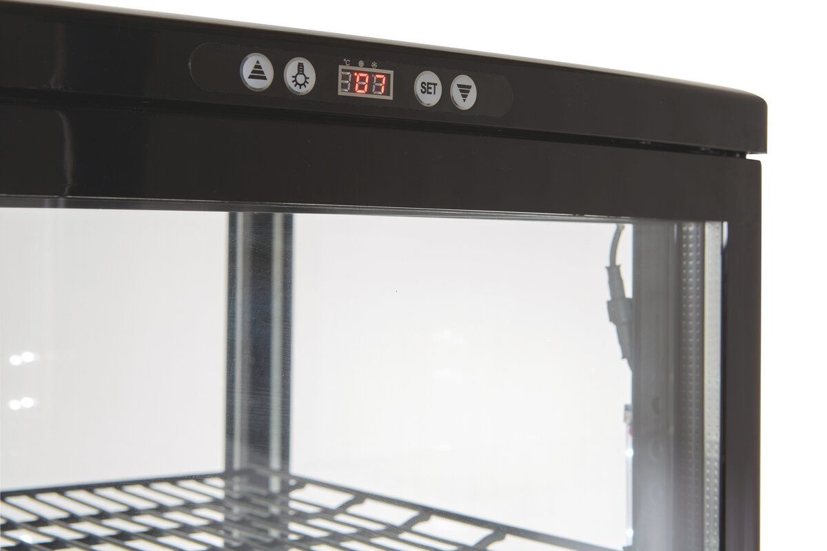 Kühlschrank Kühlvitrine 235 L - LED mit Glastür I abschließbar