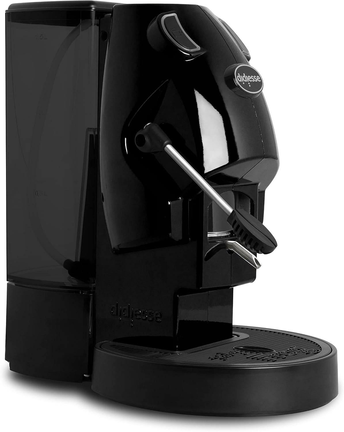 Didiesse – Macchina da Caffè con Cialde ese 44 mm - Modello Baby Frog Macchinetta a Cialde – Compatta 450W - con Funzione Stand-by e Serbatoio da 1.5L (Nero)