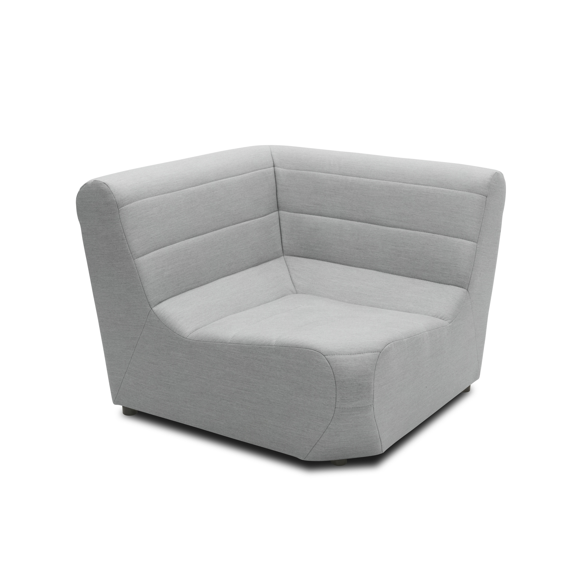 Outdoor Sofa 300 002 Polsterecke, Gartenmöbel, Eckmöbel, Sofa, silber, 106 x 106 x 80 cm