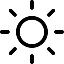 il cielo è nero