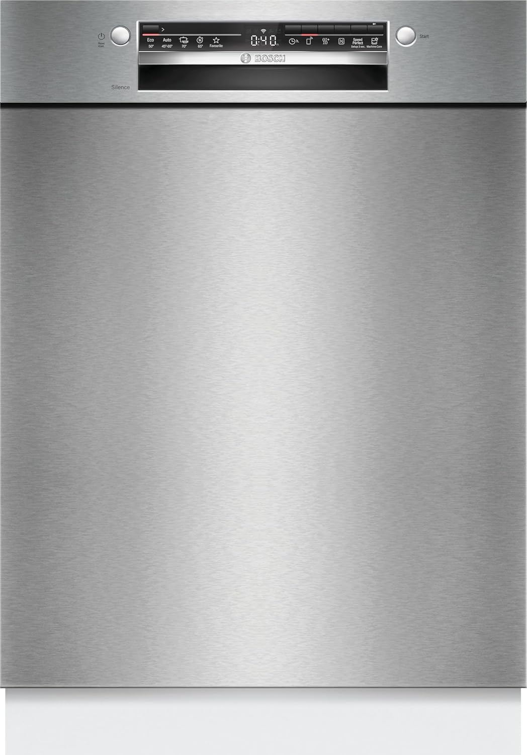 Bosch SMV4ETX08E, Serie 4, Smarter Geschirrspüler Vollintegriert 60 cm, Besteckkorb, Spülmaschine mit Programmassistent, besonders Leise, Rackmatic, Automatische Türöffnung, InfoLight, AquaStop