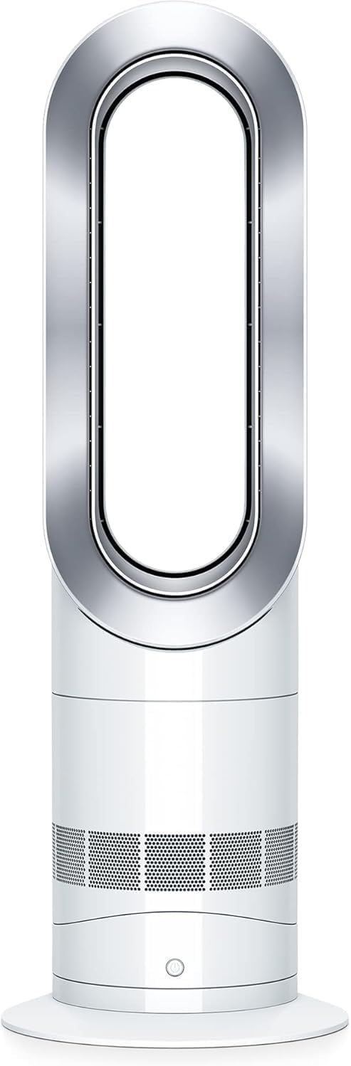 Hot+Cool Jet Focus AM09 potente ventola di raffreddamento e riscaldatore ambiente (bianco/argento)