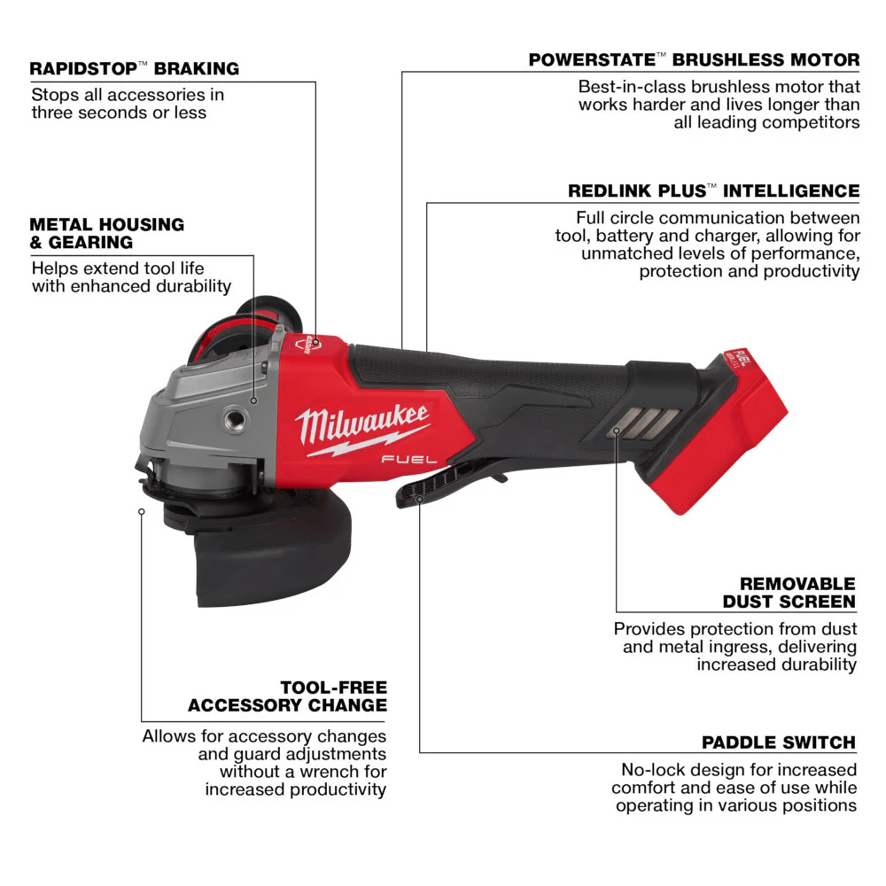 2025 Milwaukee 3697-27 M18 Fuel 7-Delige Compleetset
