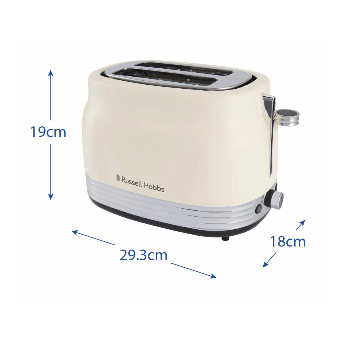 Toaster RUSSELL HOBBS Toaster Hanley Jasmine 28650-56 Creme