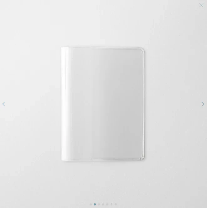 Midori MD Notebook Cover - Clear - A7