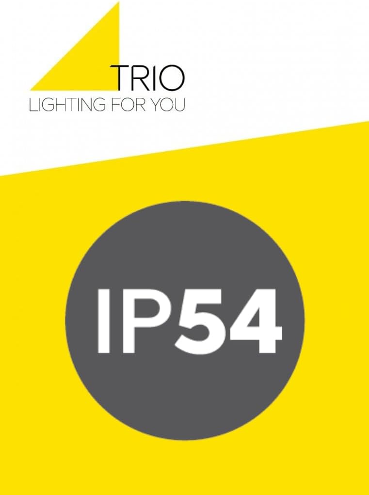Trio Leuchten Außen Wegeleuchte Fraser 462560135, Aluminium Druckguss Anthrazit/Print Holznachbildung, exkl. 1x E27