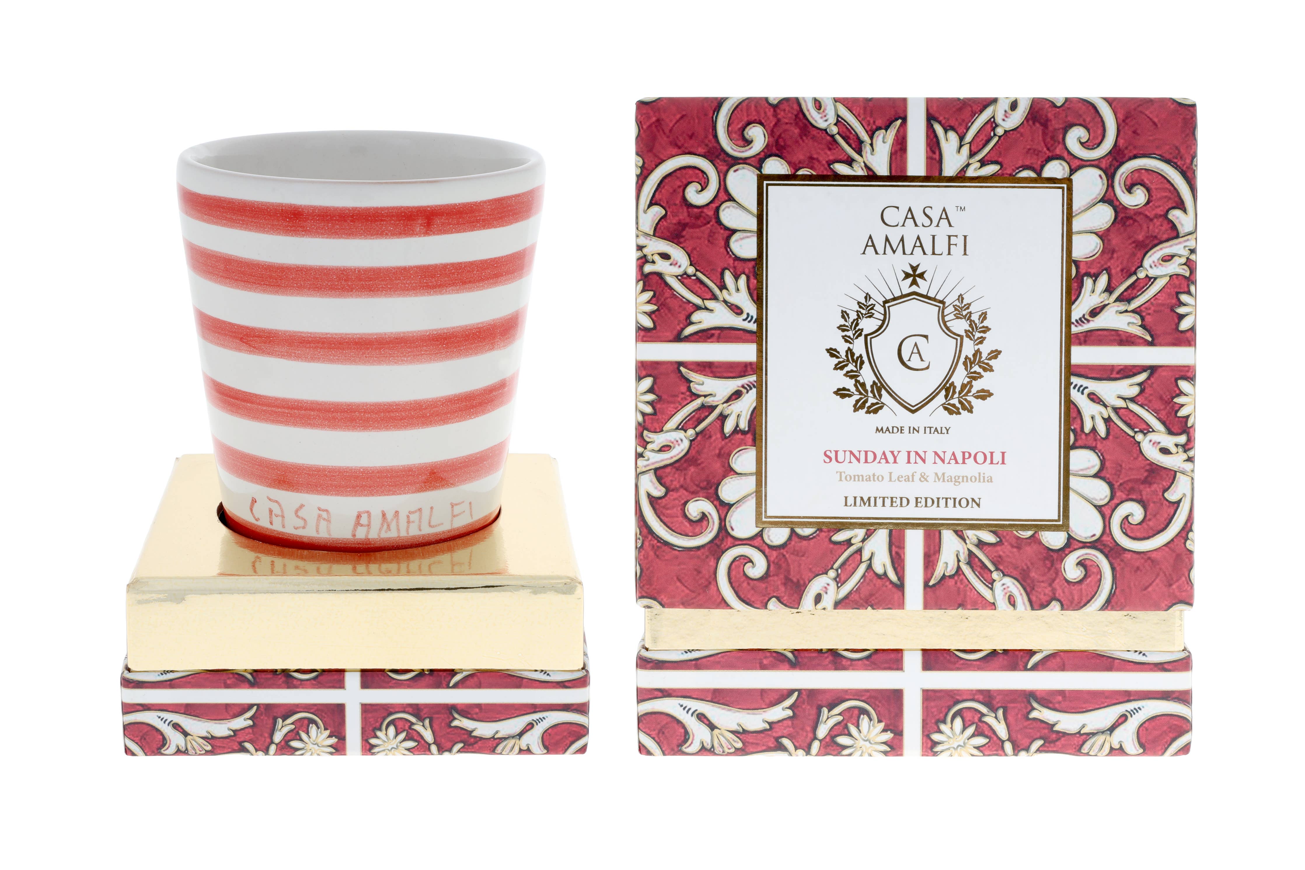 Sunday in Napoli �C Tomato Leaf & Magnolia Luxury Candle (200g)