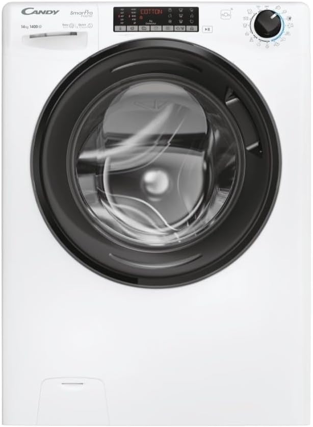 Candy Lavatrice 14 Kg, Frontale, A++, B Classificazione Centrifuga, 1400 Giri/min, Bianco