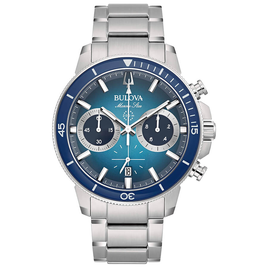 Orologio Bulova cronografo Marine Star blu 96B380