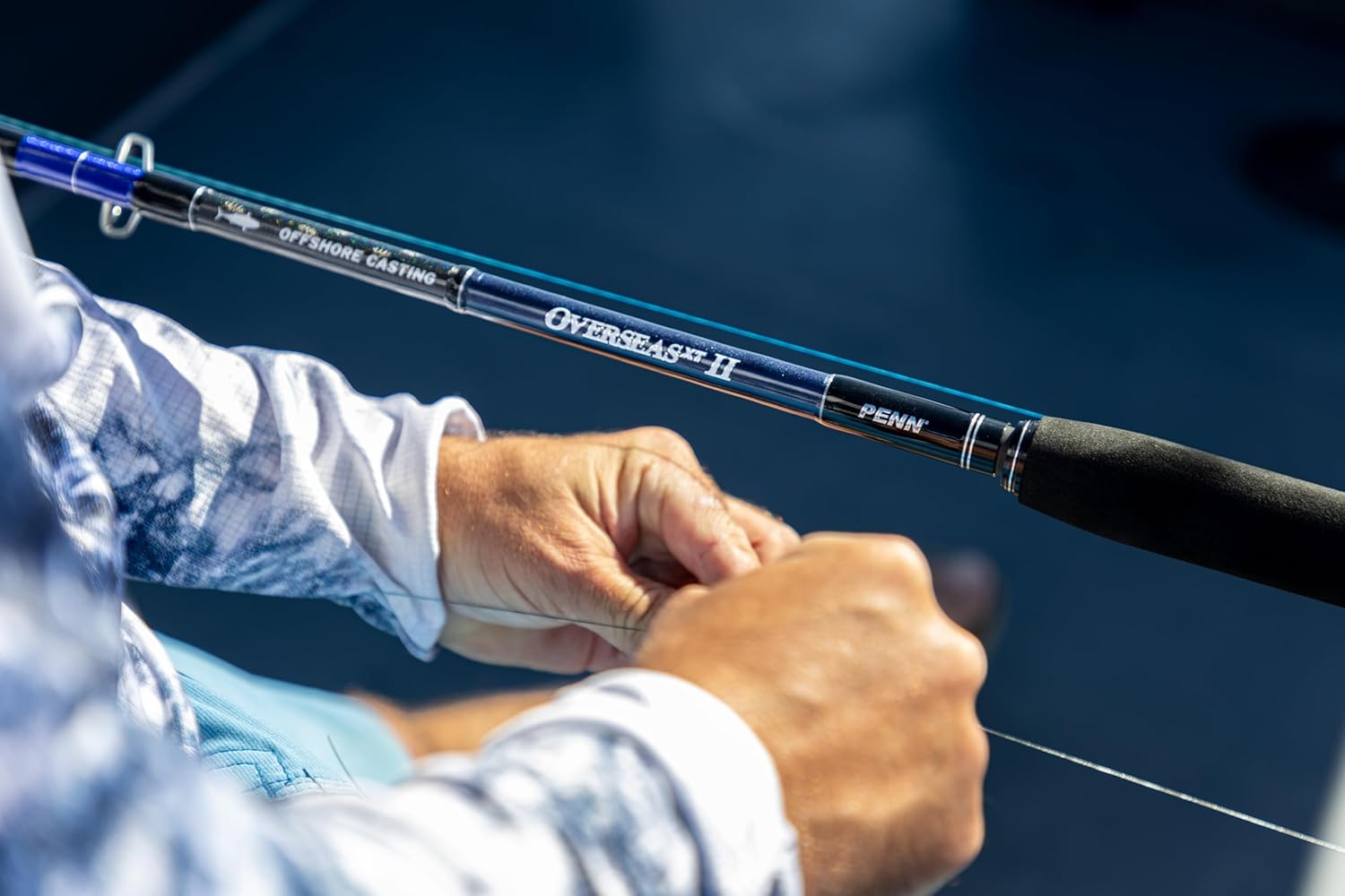 Penn Overseas XT II Heilbutt-Angelrute | Salzwasser-Casting-Rute für Monster-Heilbutt und Großfisch | Leichter Blank aus hochmoduligem Carbon | Mehrere Größen
