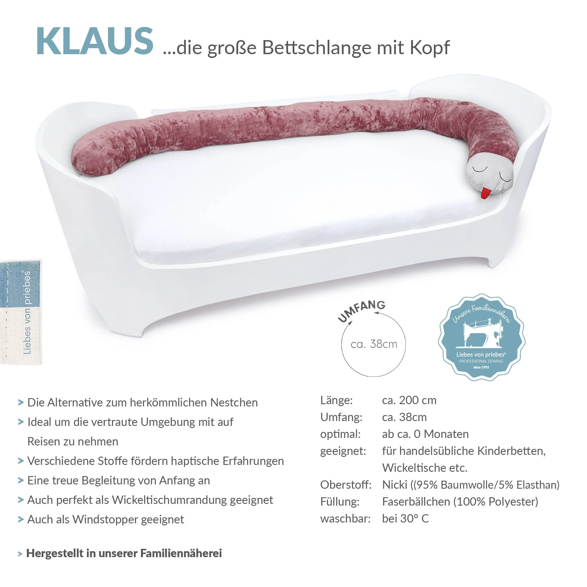 KLAUS Bettschlange