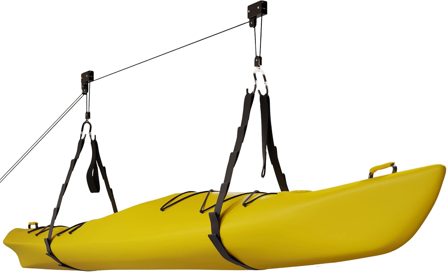Rad Sportz, paranco per Kayak, di qualità, per Garage, Canoa, con capacità di 125 libbre, Funziona Anche Come Sollevatore a Scala, qualità Premium