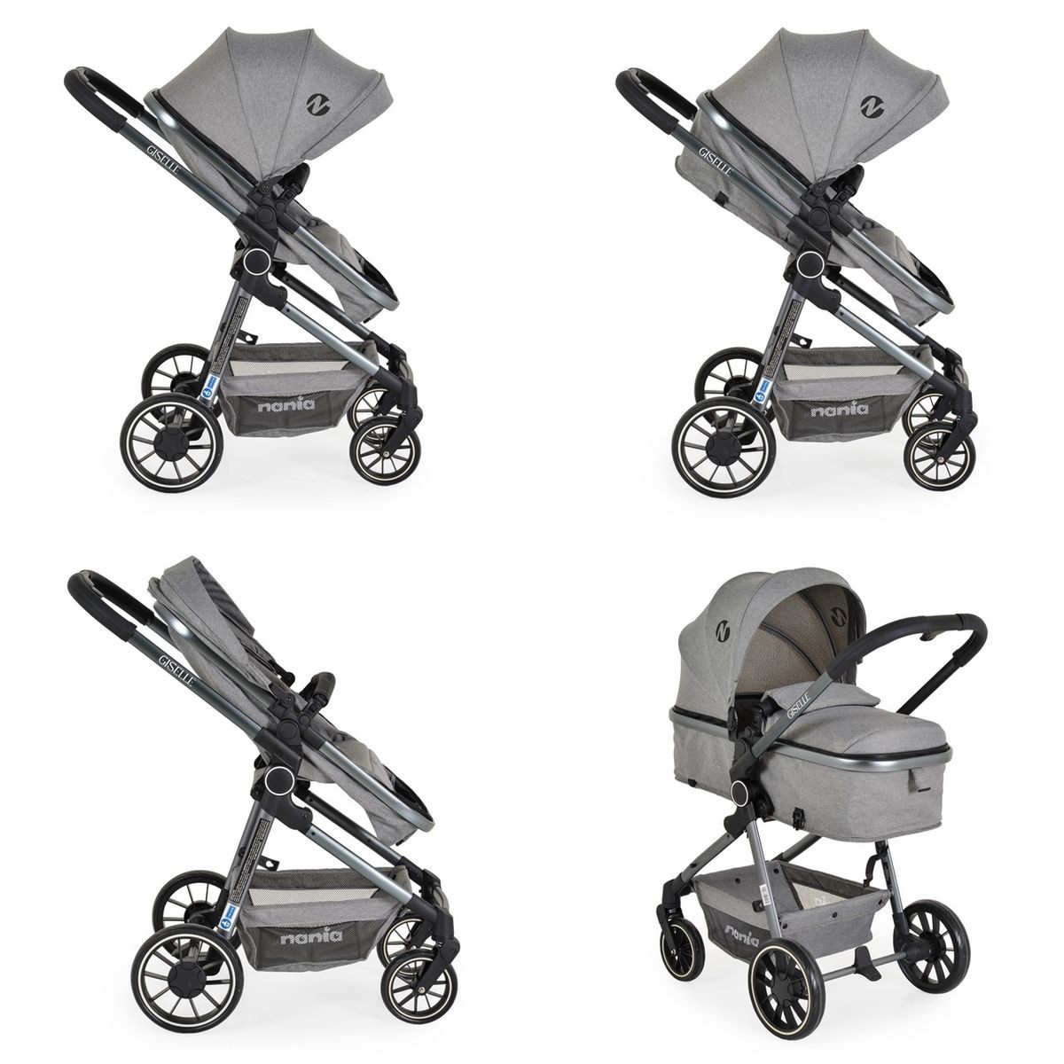 Kombi-Kinderwagen Kombikinderwagen 2in 1 Giselle