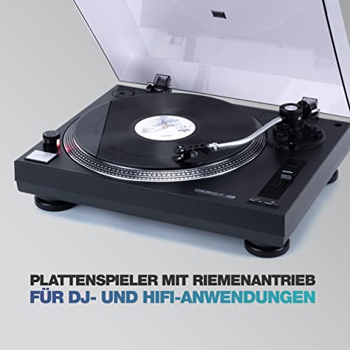 Giradischi Reloop RT 1 BT con trasmissione a cinghia per applicazioni DJ e HiFi, uscita Bluetooth per il collegamento wireless con altoparlanti Bluetooth : Elettronica