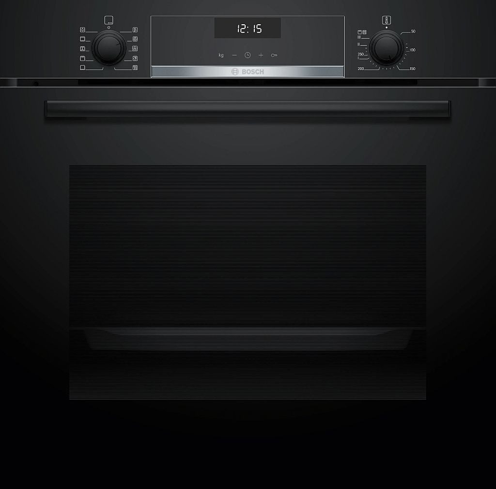 Backofen 71 Liter 3D-Heißluft Plus Teleskopauszug Hydrolyse ecoClean HBG537EB3