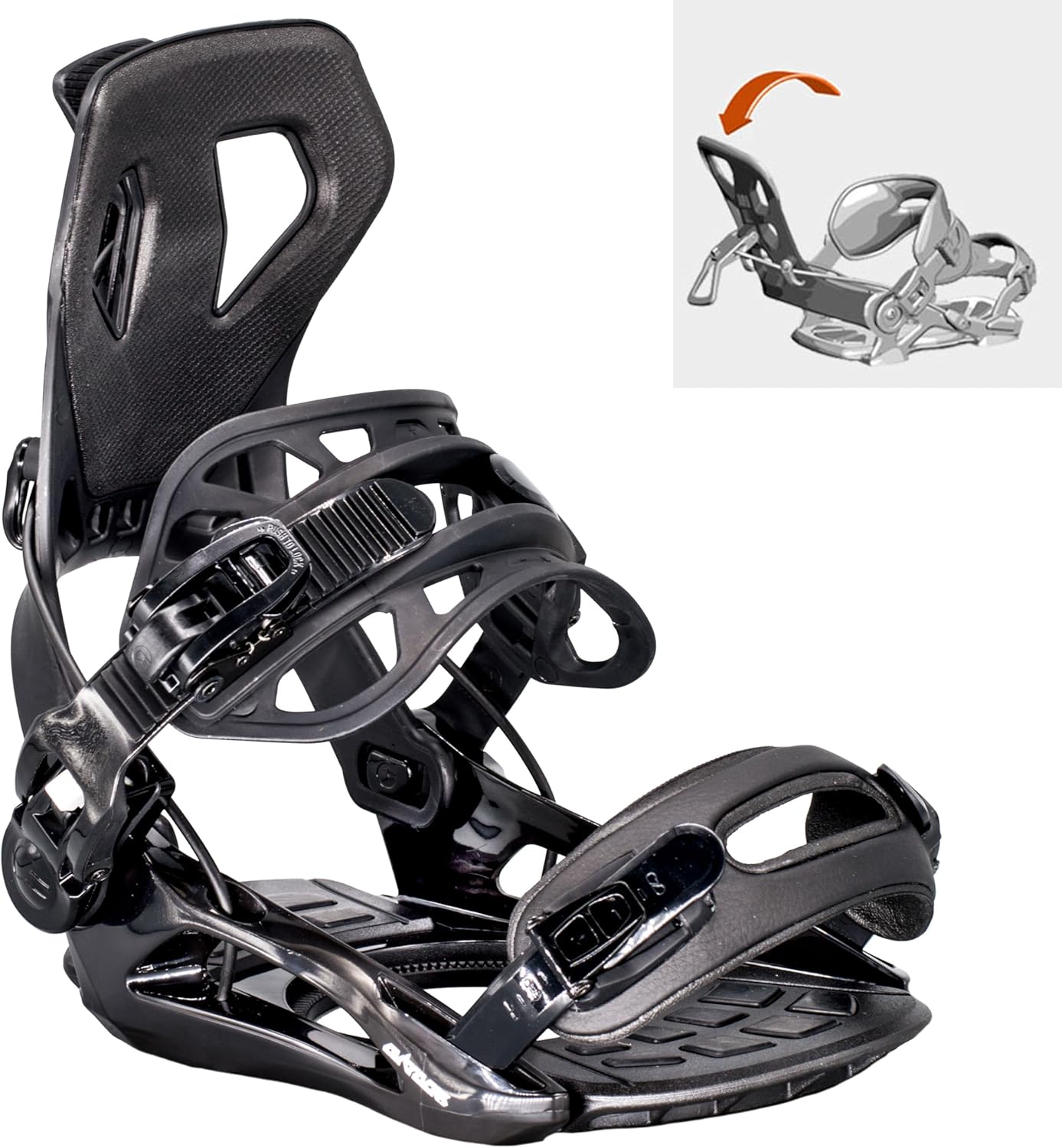 Airtracks Snowboard Set - Stronger Snowboard Wide Flat Zero Rocker Bindung Master Fastec MULTIENTRY Boots SB Bag 156 159 163 165 cm