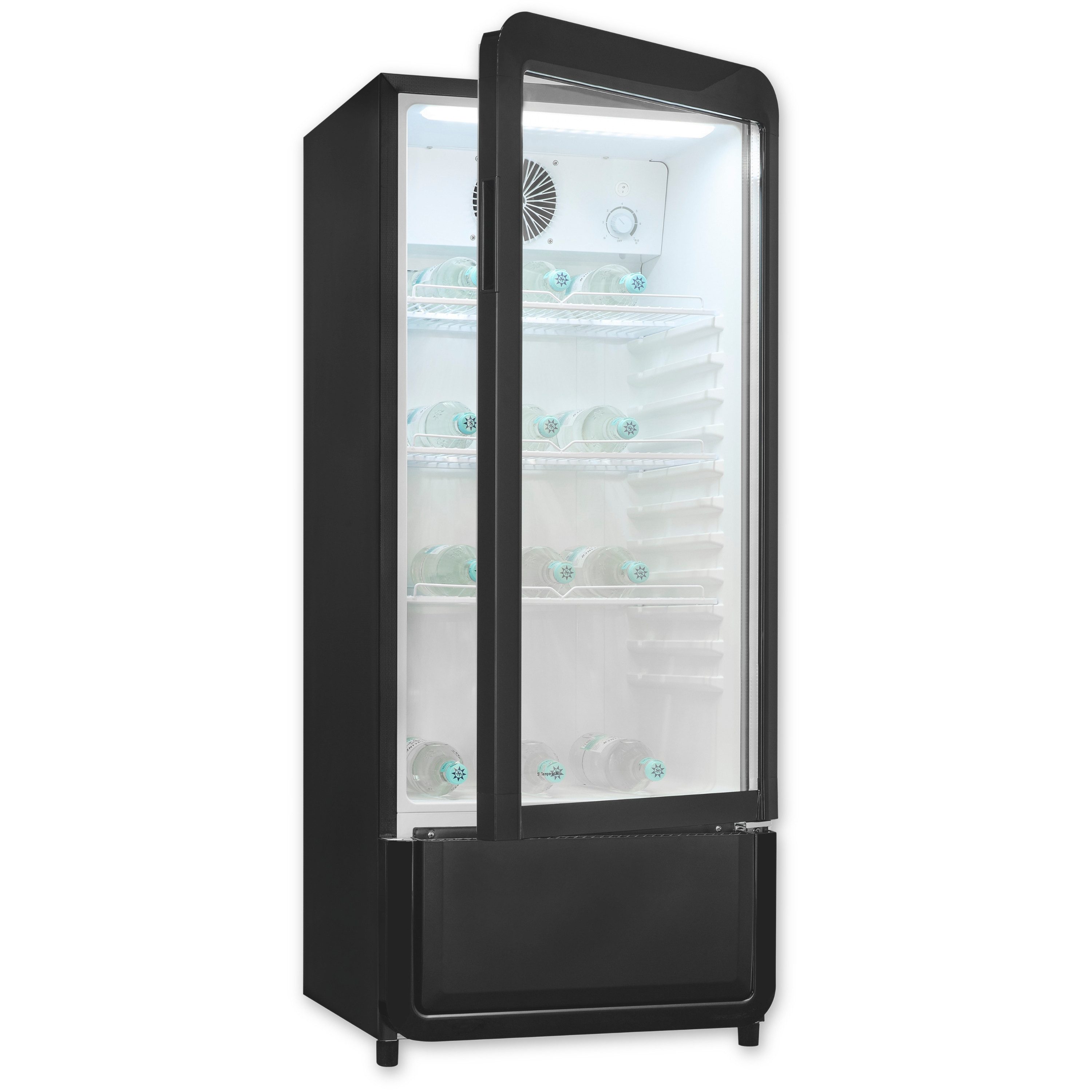 Getränkekühlschrank GKS180-GT-431D schwarz
