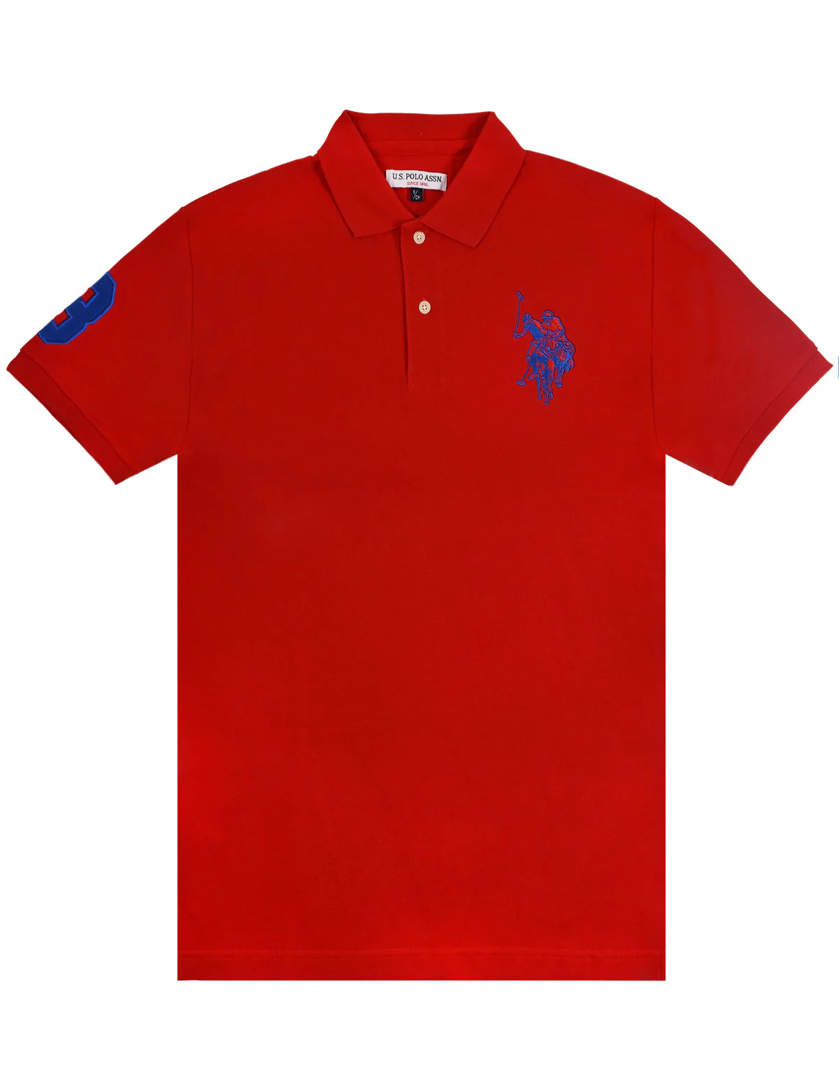 PLAYERA USPA POLO CABALLERO 1017