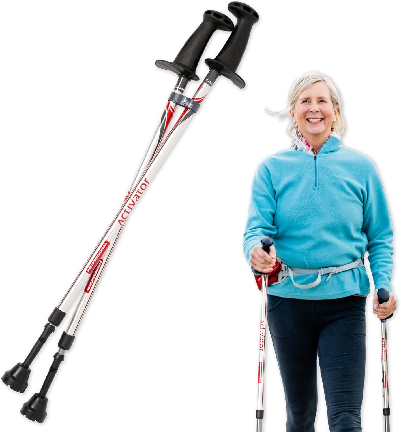 ACTIVATOR Walking Stöcke für Rumpfstärkung, Stabilität und Off-Loading