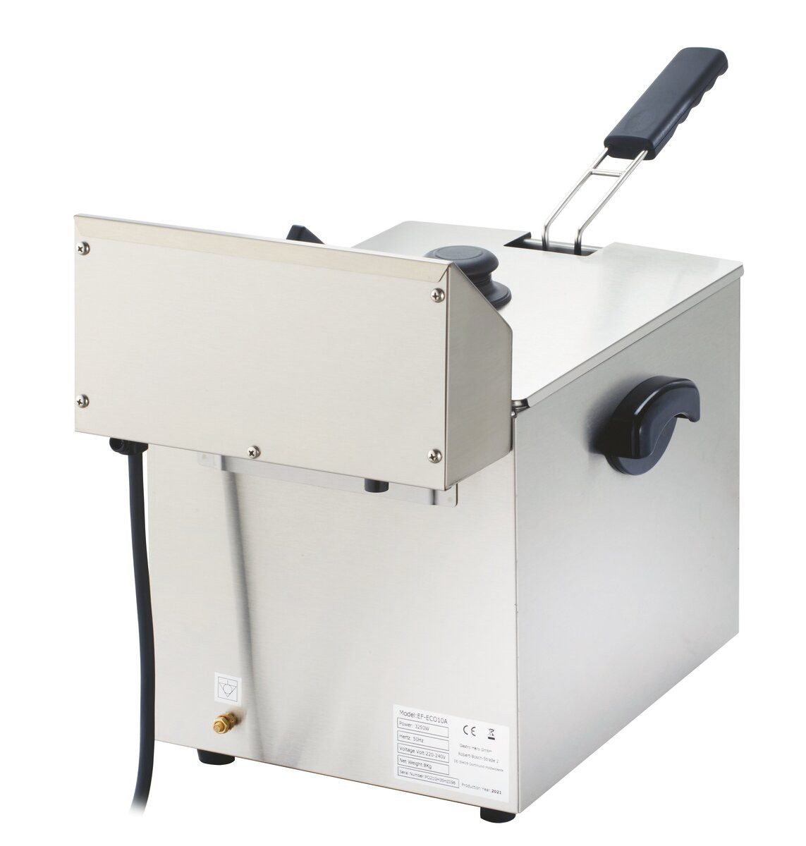 Fritteuse Elektro Fritteuse 10 Liter mit Ablasshahn - Gastro - Imbiss